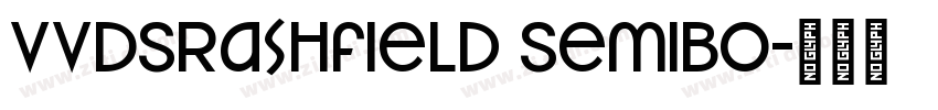 VVDSRashfield SemiBo字体转换
